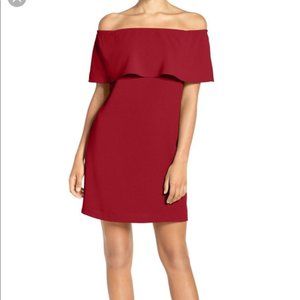 Nordstrom Charles Henry Off-the-Shoulder Dress
